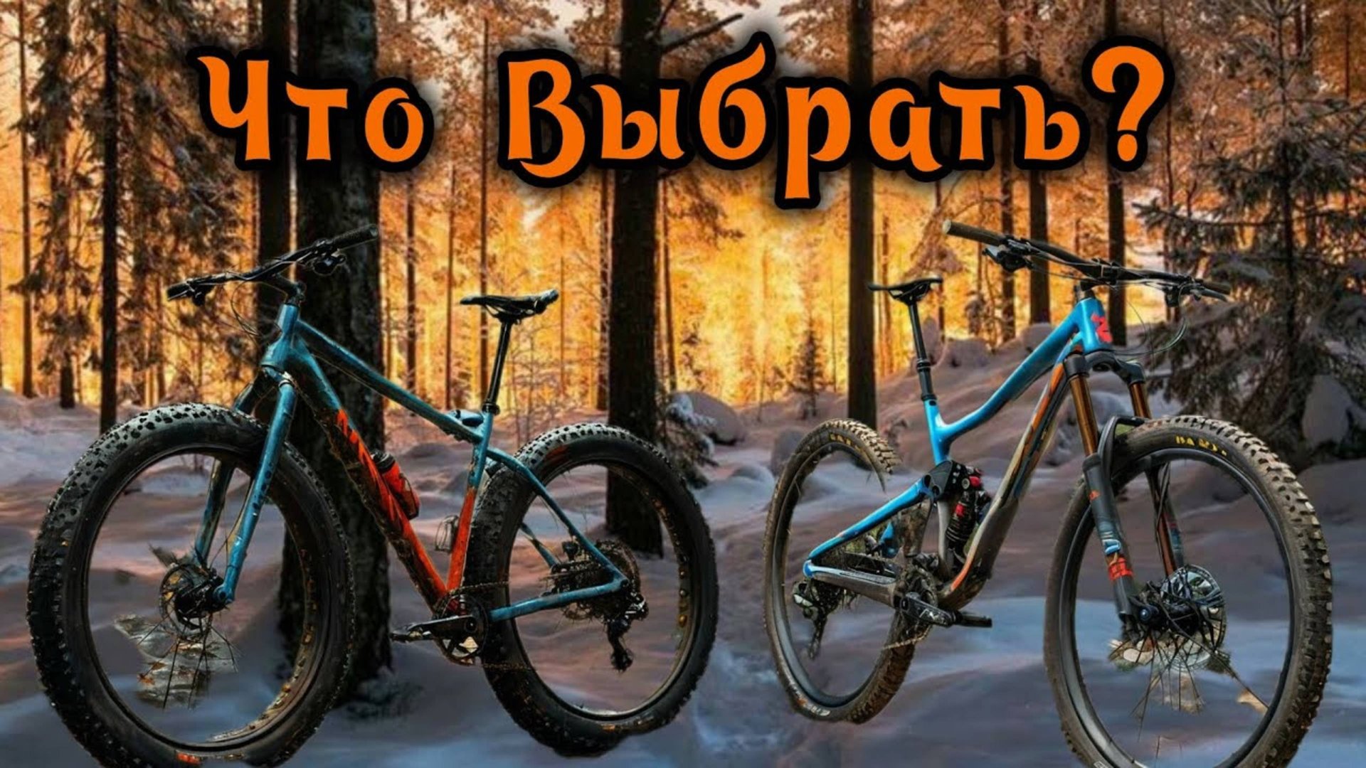 Фэтбайк или Двухподвес? Что выбрать?