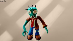 Как слепить Зомби из пластилина / Зомби из пластилина / как сделать Зомби из Растения против Зомби