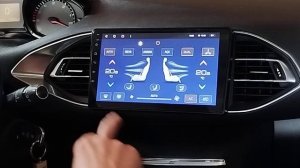 Android магнитола Mekede m500s на Peugeot 308