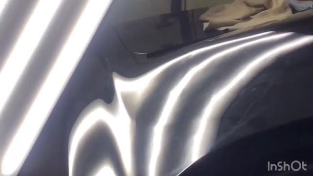 Удаление вмятин, Заднее крыло Тойота. Работа холодком смотреть онлайн