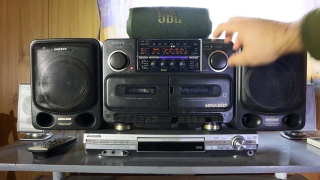 SONY CFS 715 S BOOMBOX МАГНИТОЛА БУМБОКС ИЗ 90Х смотреть онлайн