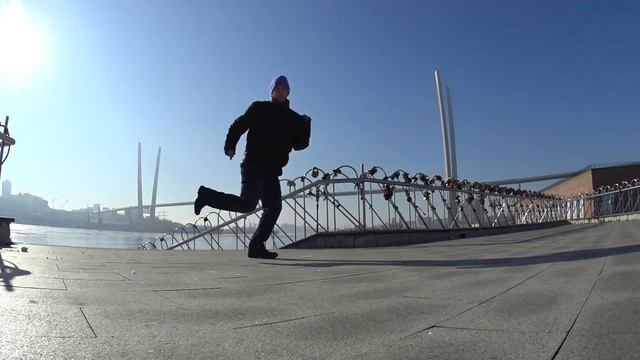 Танцую где хочу)Владивосток)Золотой мост)Part2 смотреть онлайн