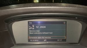 BMW E60 КАК СБРОСИТЬ СЕРВИСНЫЙ ИНТЕРВАЛ на технический о?