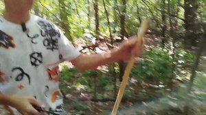 Как сделать простой лук из орешника.