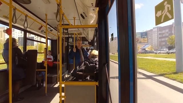 АЕ 1956-4 - ПОЕЗДКА НА АВТОБУСЕ МАЗ-107.466 - МАРШРУТ №034 - #Гро смотреть онлайн