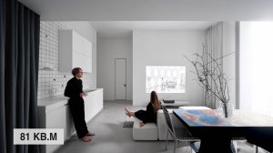 Рум тур современной квартиры архитекторов 100 м²  Дизайн интерьера квартиры для молодой пары.