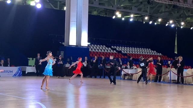 Турнир. Бальные танцы. РИТМ-2023 Ю2+Ю1 В+А LA.  Стяжкин Макси