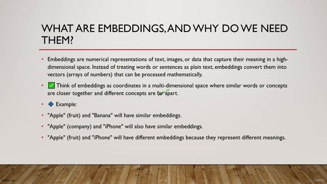 2 -What are embeddings, and why do we need them смотреть онлайн