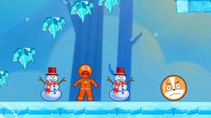 Злой Красный Шар в игре Angry Ball Adventure Уровни 46-48