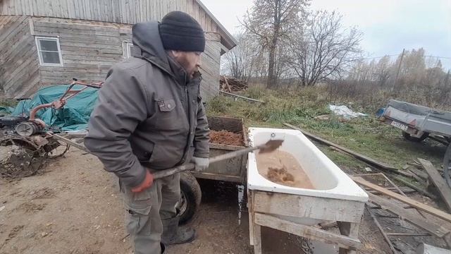 Утеплитель стен, глина с соломой, а надо? Жизнь в дерев? смотреть онлайн