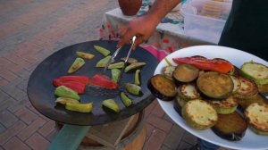 ЖАРЕНАЯ КУРИЦА с ОВОЩАМИ на СКОВОРОДКЕ (САДЖ)