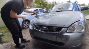 Полировка авто после покраски! Лада Приора