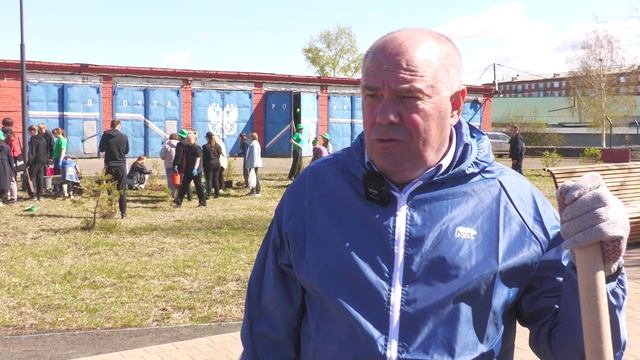 Парк «Тулунчик» в центре города озеленили по инициативе энергохолдинга Эн+ и Русала смотреть онлайн