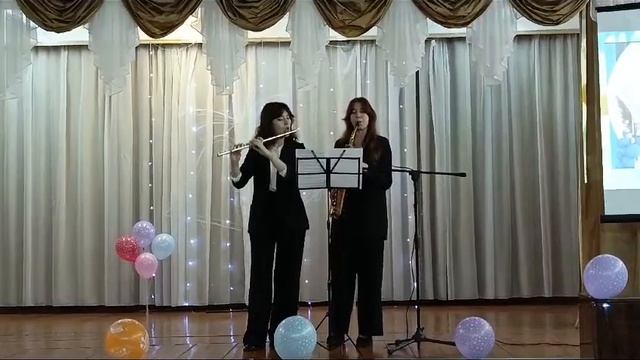 Евгений Дога "Вальс" Ирина и Аня (3 школа 21.11.24) смотреть онлайн