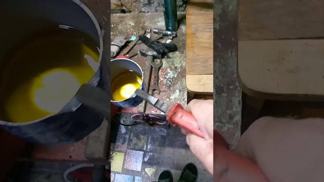 тест присадки МАННОЛ при нагревании ,часть 1 смотреть онлайн