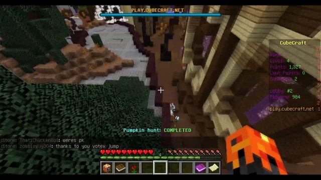 Как найти все тыквы на сервере CubeCraft? Очень просто=)
