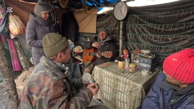 ЛЮДИ ЛЕСА. Все в одной компании.  Разборки рукопашного