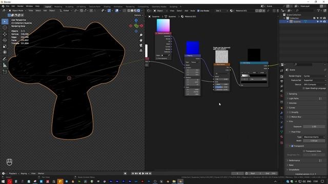 Процедурные царапины урок Blender procedural scratches imperfections tutorial Файл в описании смотреть онлайн