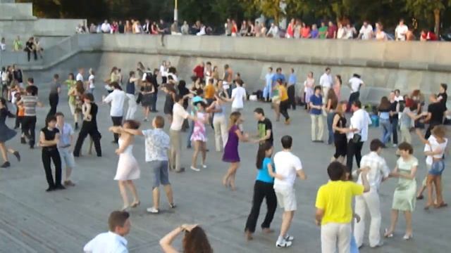 Хастл опенеир в Москве. Вид сверху