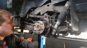 Замена колодок ручника