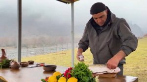 Очень вкусный шашлык из рыбы! Азербайджанская Кухня Деревенская Кухня  Рецепты