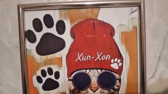 Кот / Рэпер / Интерьерная картина