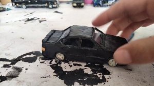 Обзор Toyota Mark 2 90 из пластилина! Для краш теста