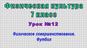 Физическая культура 7 класс (Урок№12 - Физическое совершенствование. Футбол.)