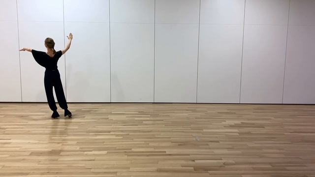 Open Telemark And Wing ( Slow Waltz) / Открытый телемарк в крыло (Медле?