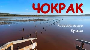 Крым. Розовое озеро Чокрак в Курортном #22