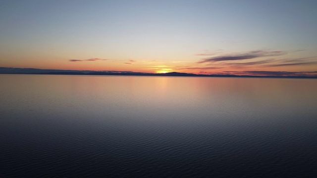 Закат на Байкале