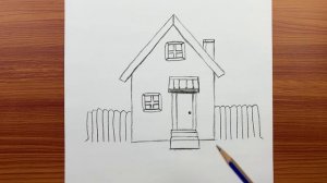 Как нарисовать простой рисунок дома карандашом — пошаговые обучающие рисунки для начинающих