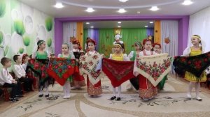Танец с платками в детском саду