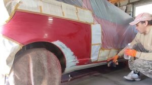 как обработать пороги. покраска переходом