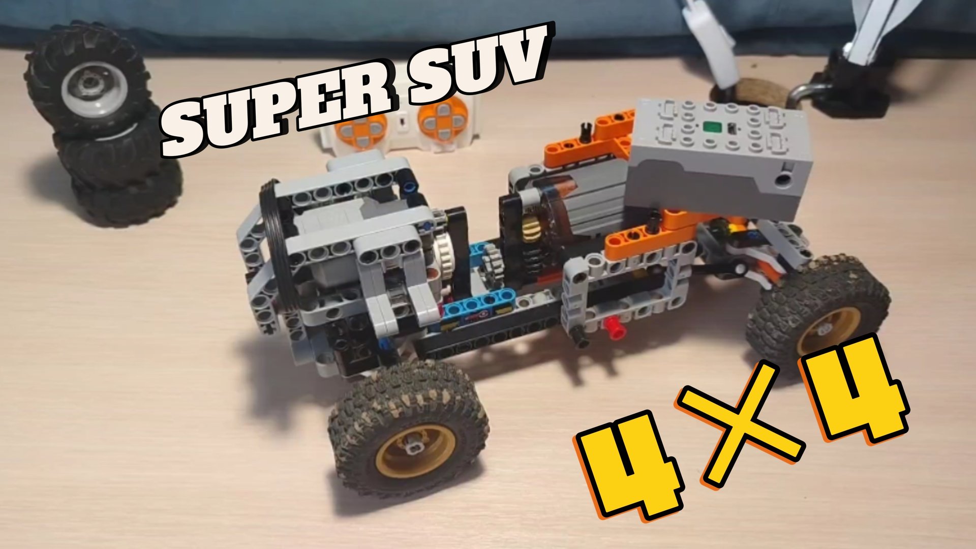 ВНЕДОРОЖНОЕ ШАССИ из Lego Technic – обзор!🔥/ Lego Technic 4×4 смотреть онлайн