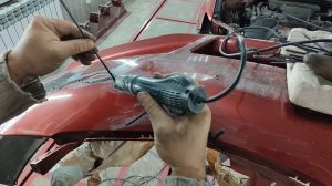 Как самостоятельно запаять бампер.