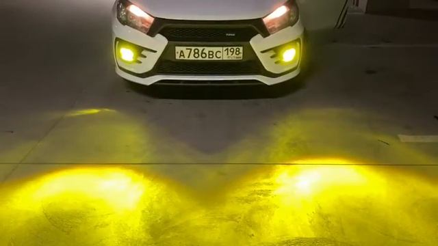 Lada Vesta (новый бампер и птф) смотреть онлайн