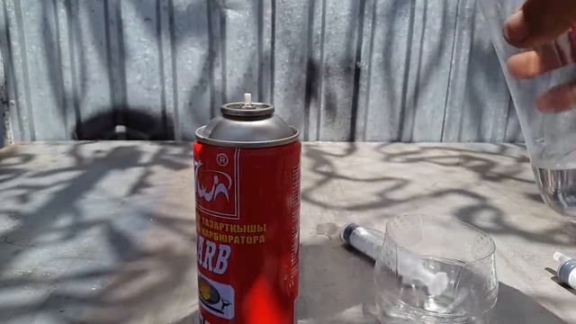 как закачать растворитель в баллончик