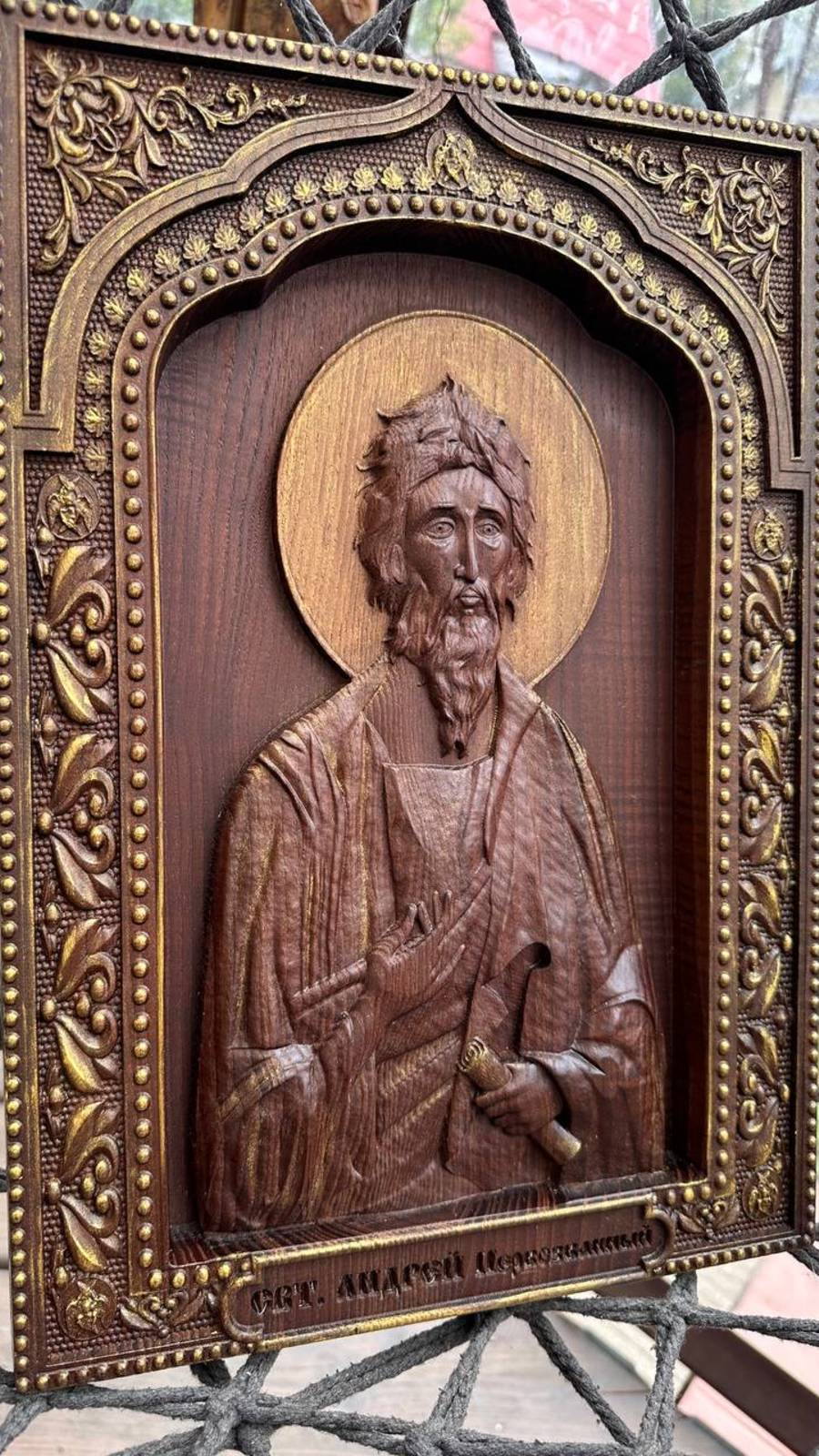 Икона из дерева на ЧПУ