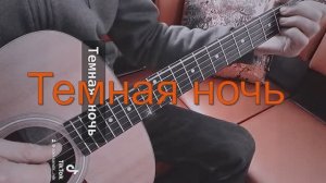 "Темная ночь" - песня под гитару Александр Чесноков