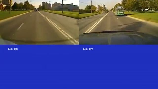 автомобильный видеорегистратор SC-404SDU. Пример работы смотреть онлайн