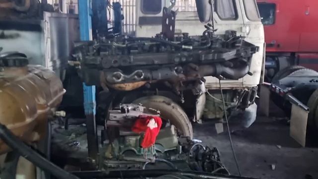 Ремонт двигателя Детройт 14 для клиента. Лопнутая ГБЦ. ? смотреть онлайн