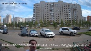 Hikvision DS-2CD2047G2H-LIU(eF) - 4 Мп - 2.8 мм - 104° - до 512 Гб - Микрофон - Sm