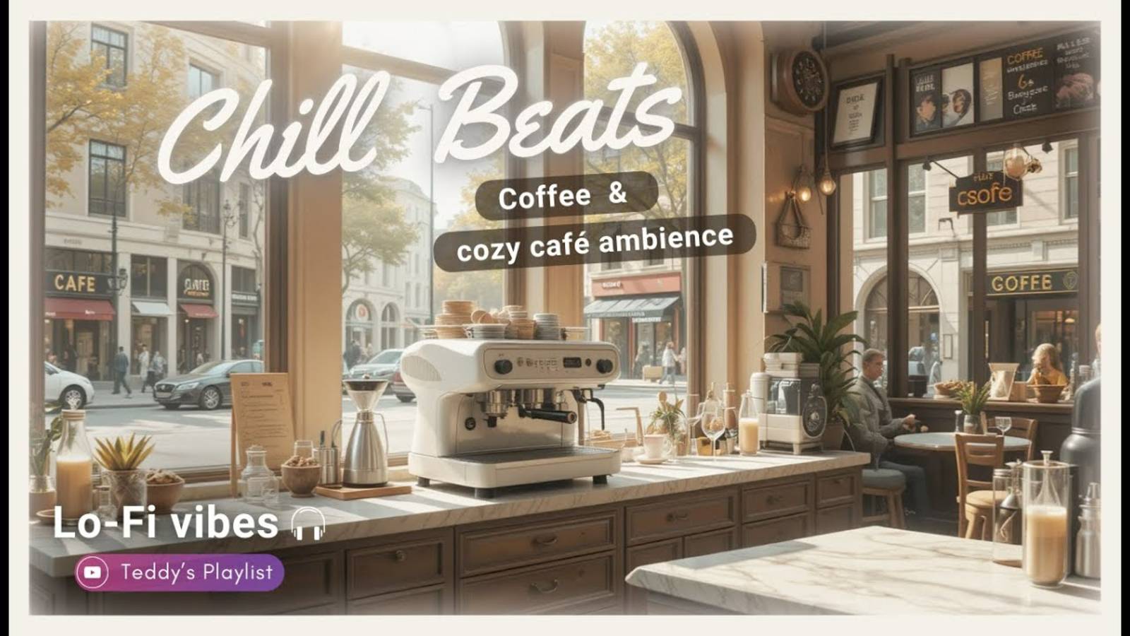 Уютное лоуфай кафе | Расслабься и сосредоточься под чилл биты
