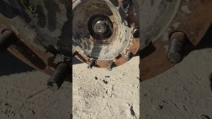 Снимаем ступицу DAF хана подшипнику