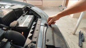 Снятие переднего бампера Santa fe 2 (El-Soft)