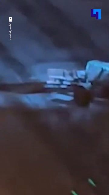 Одинокий вальс снегоуборочной машины в Магнитогорске