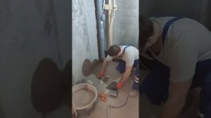 Замена крестовины канализации #сантехника #ремонт