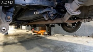 замена заднего нижнего рычага управления  ... kia optima 2011-2