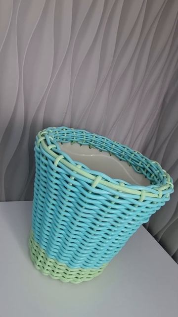 Кашпо из ротанга ручной работы смотреть онлайн